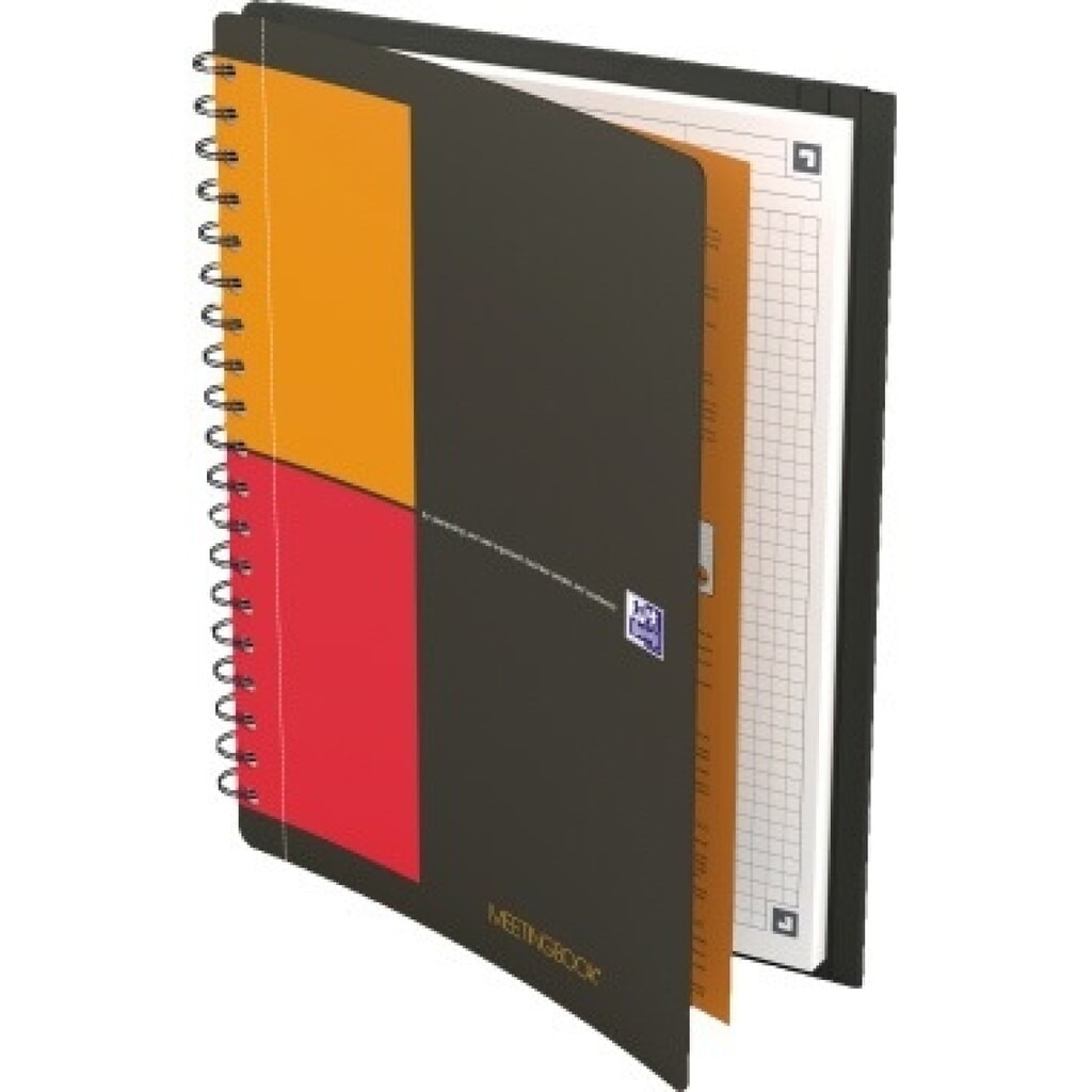 Oxford Notizbuch Int. Meetingbook 400080788 B5 80Blatt kariert Produktabbildung: Oxford Notizbuch Int. Meetingbook 400080788 B5 80Blatt kariert