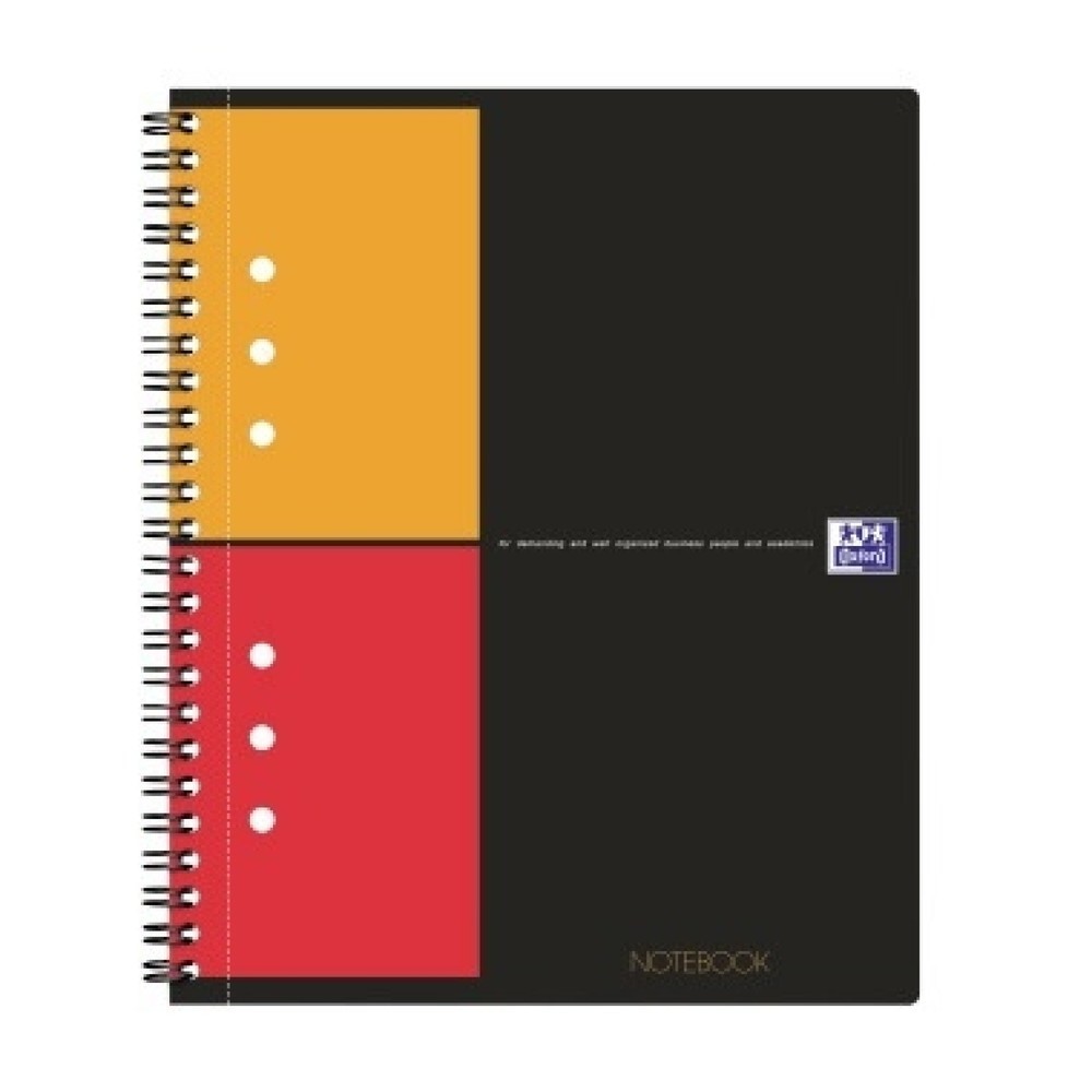 Produktabbildung: Oxford Collegeblock Notebook 100101849 DIN A5 kariert 80Blatt