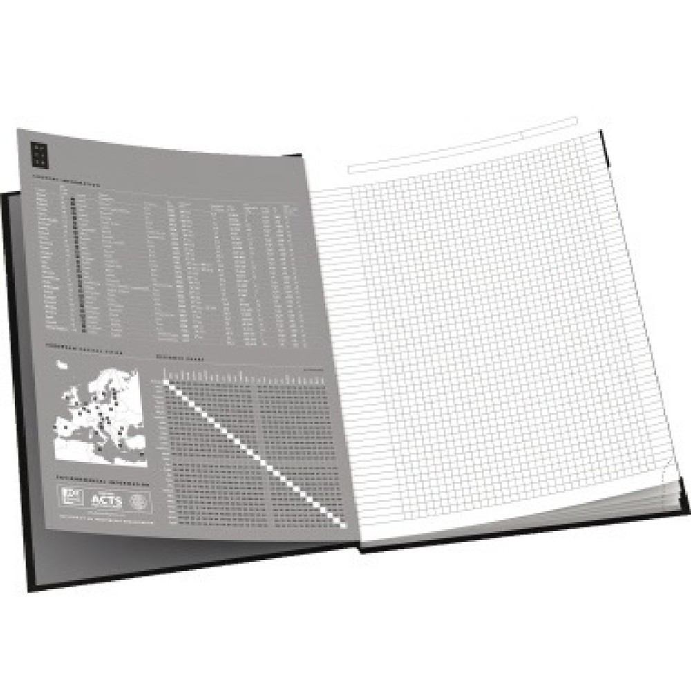 Produktabbildung: Oxford Notizbuch Office Smart Black 100104227 A4 96Bl. kariert