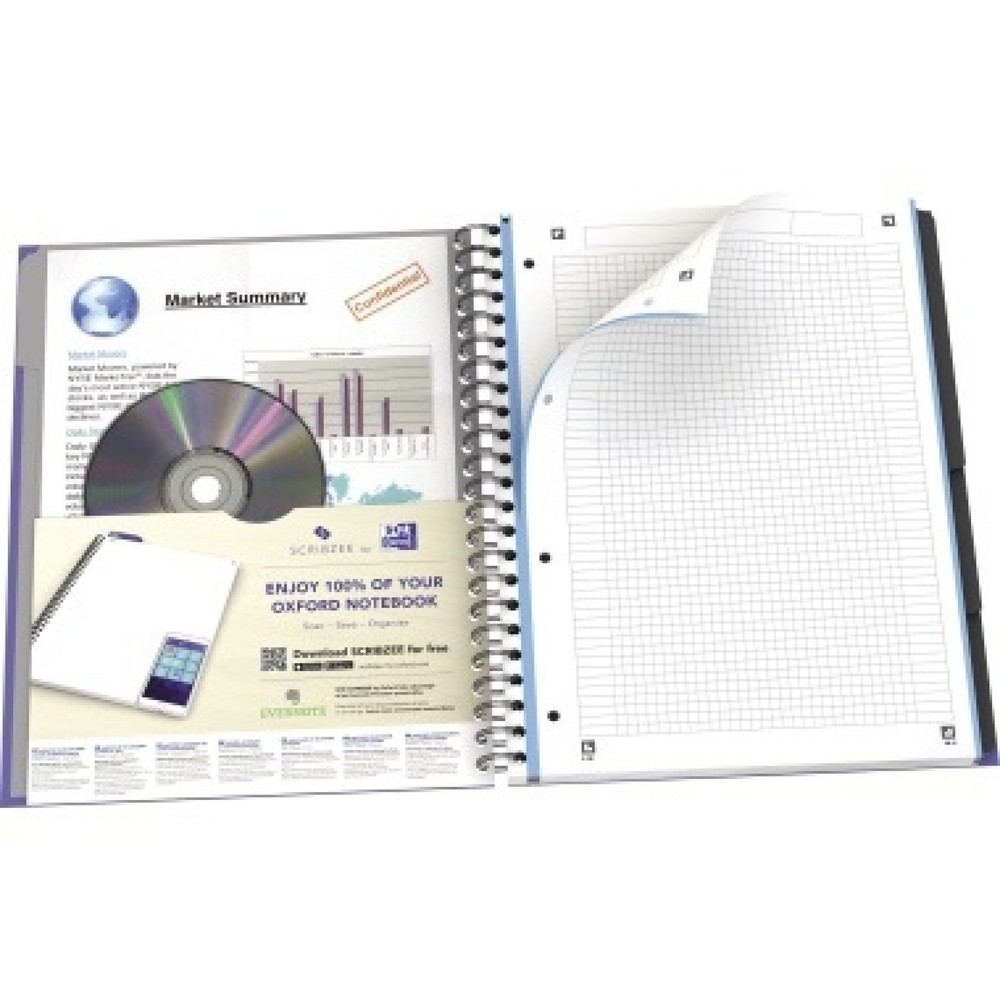 Produktabbildung Nr. 5: Oxford Registerbuch European Book Office 100104738 kariert 120Blatt