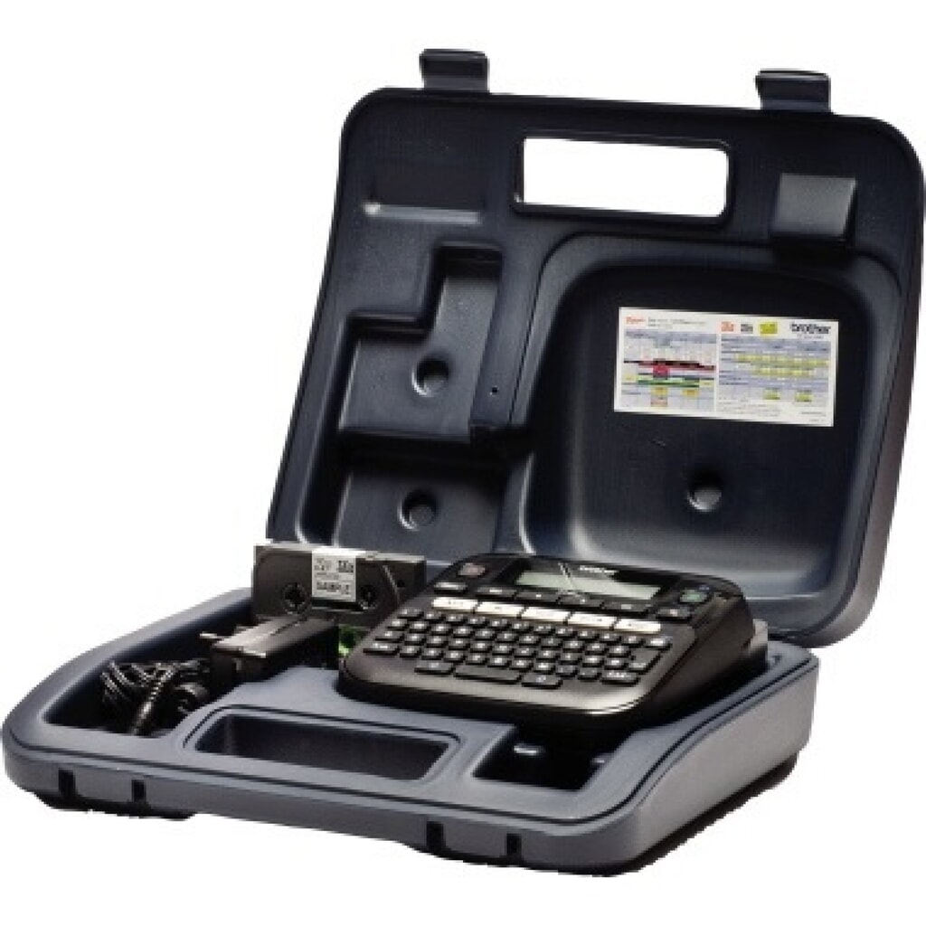 Produktabbildung: P-touch Beschriftungsgerät PTD210VPZG1 TZe-Bänder 3,5/6/9/12mm