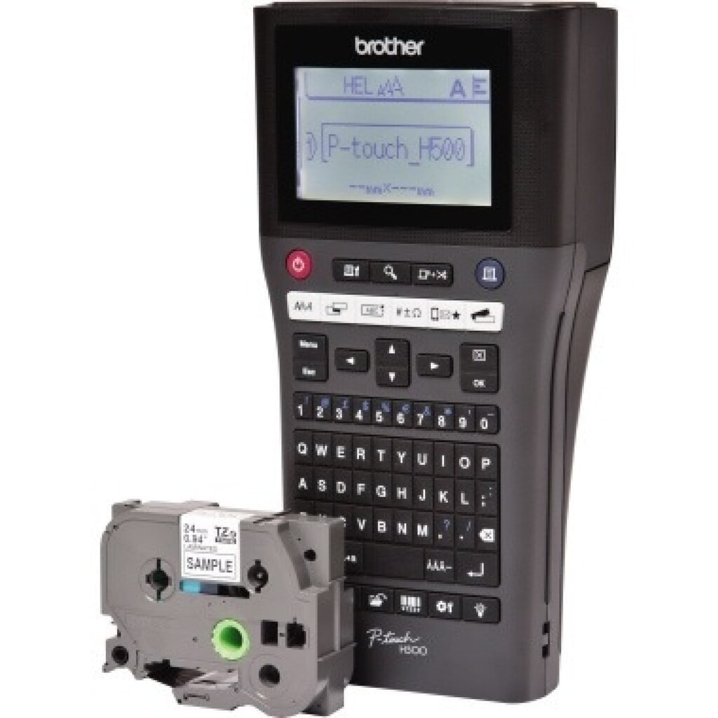 P-touch Beschriftungsgerät PTH500ZG1 TZe 3,5-24mm sw Produktabbildung: P-touch Beschriftungsgerät PTH500ZG1 TZe 3,5-24mm sw
