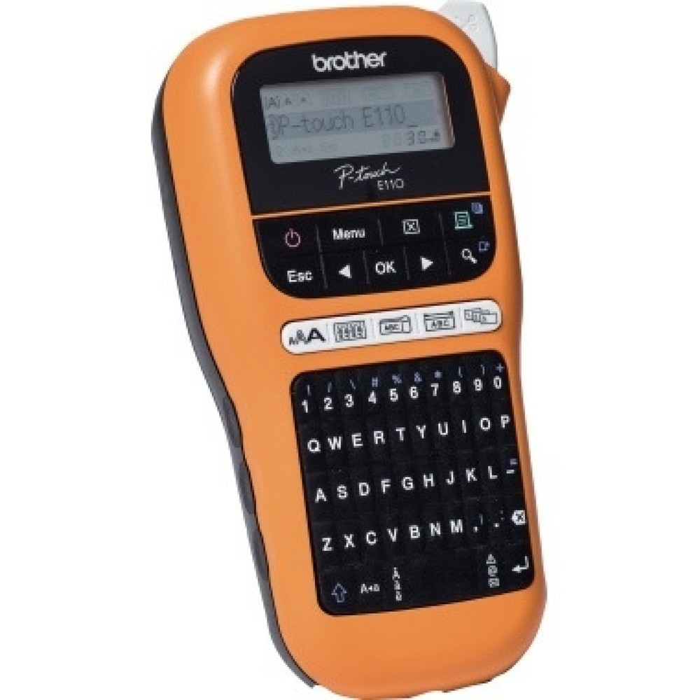 Produktabbildung: P-touch Beschriftungsgerät PT-E110 PTE110G1 Qwertz/3,5-12mm