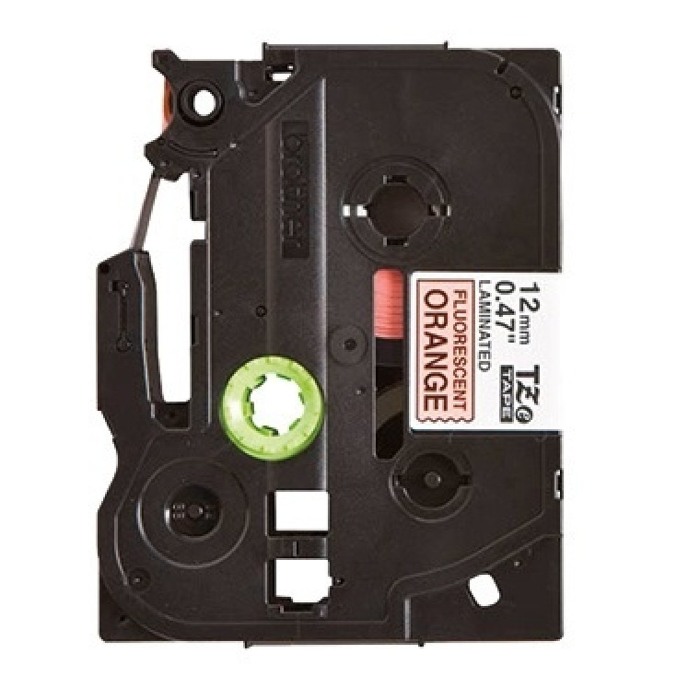 Produktabbildung: P-touch Schriftbandkassette TZEB31 12mmx5m schwarz auf signalorange