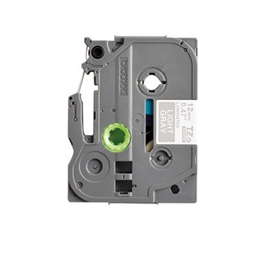 Produktabbildung: P-touch Schriftbandkassette TZEMQL35 12mmx5m ws auf gr