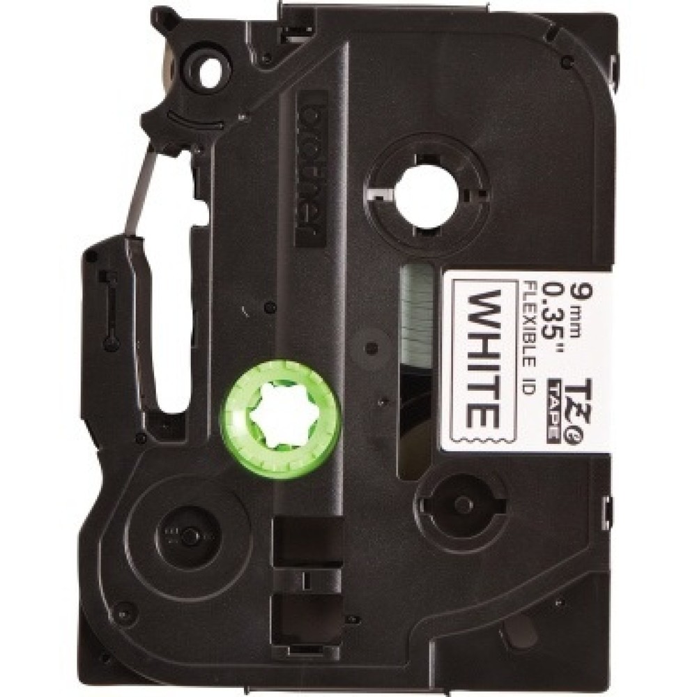 Produktabbildung: P-touch Schriftbandkassette TZEFX221 9mm sw auf ws