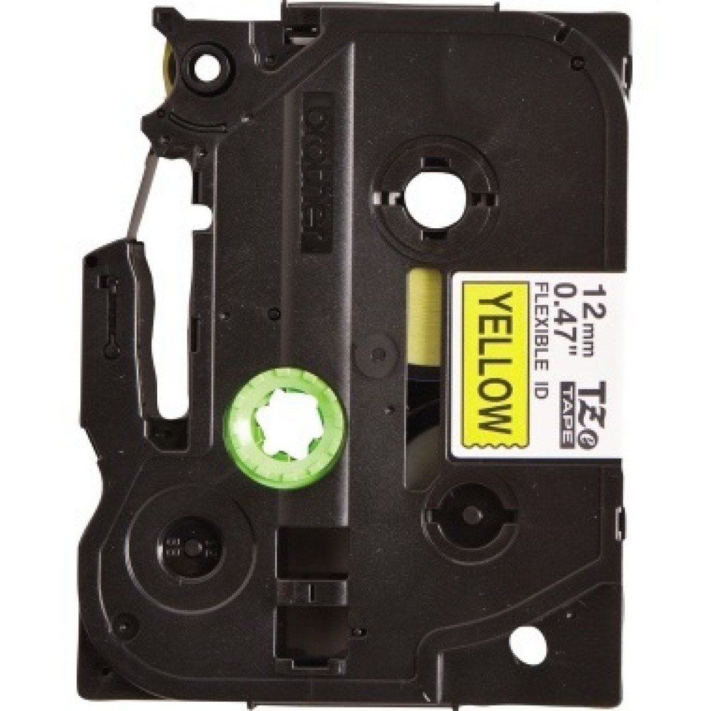 Produktabbildung: P-touch Schriftbandkassette TZEFX631 12mm sw auf ge