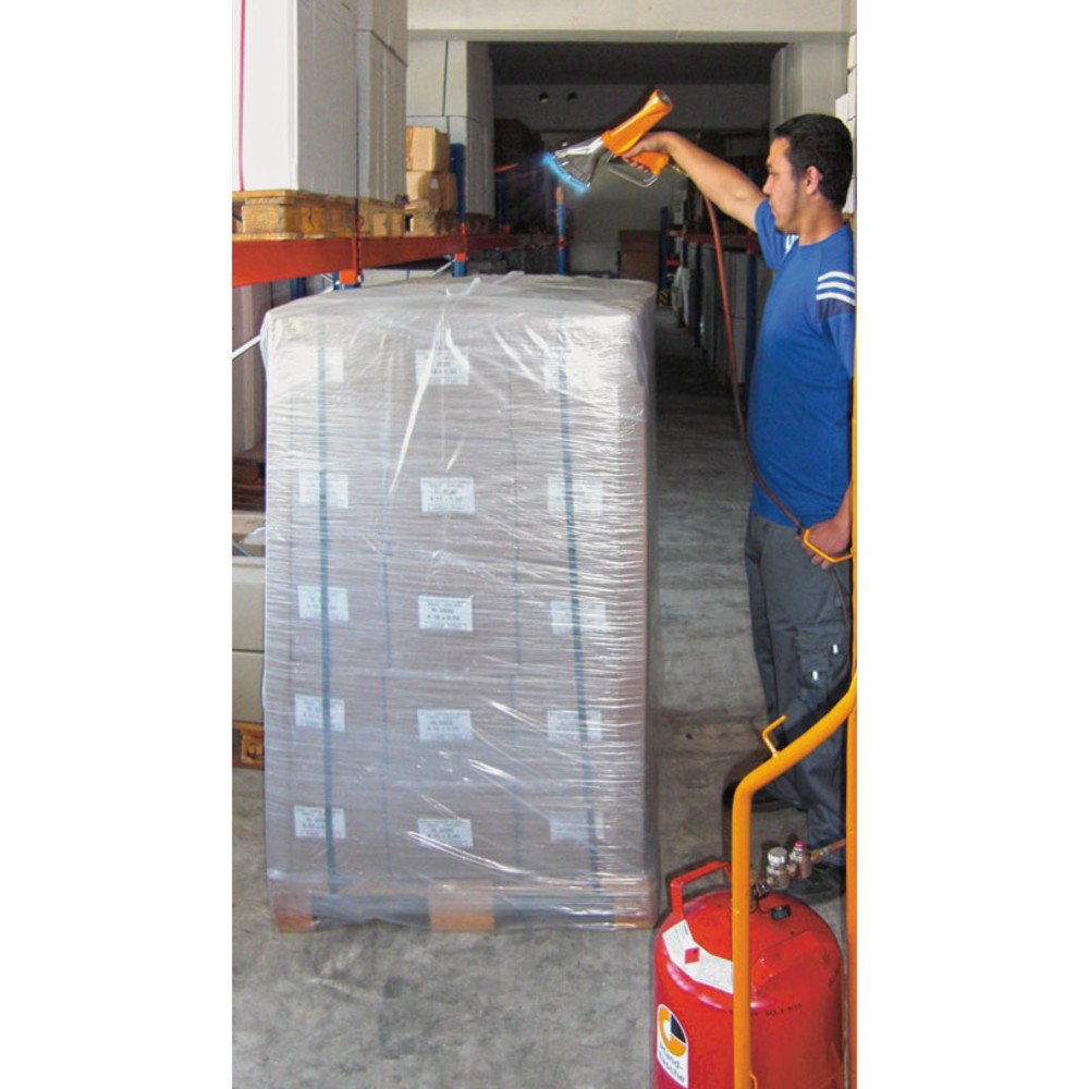 Product image no. 3: Packaging set shrink gun + propane gas cylinder trolley, for PE shrink wrap