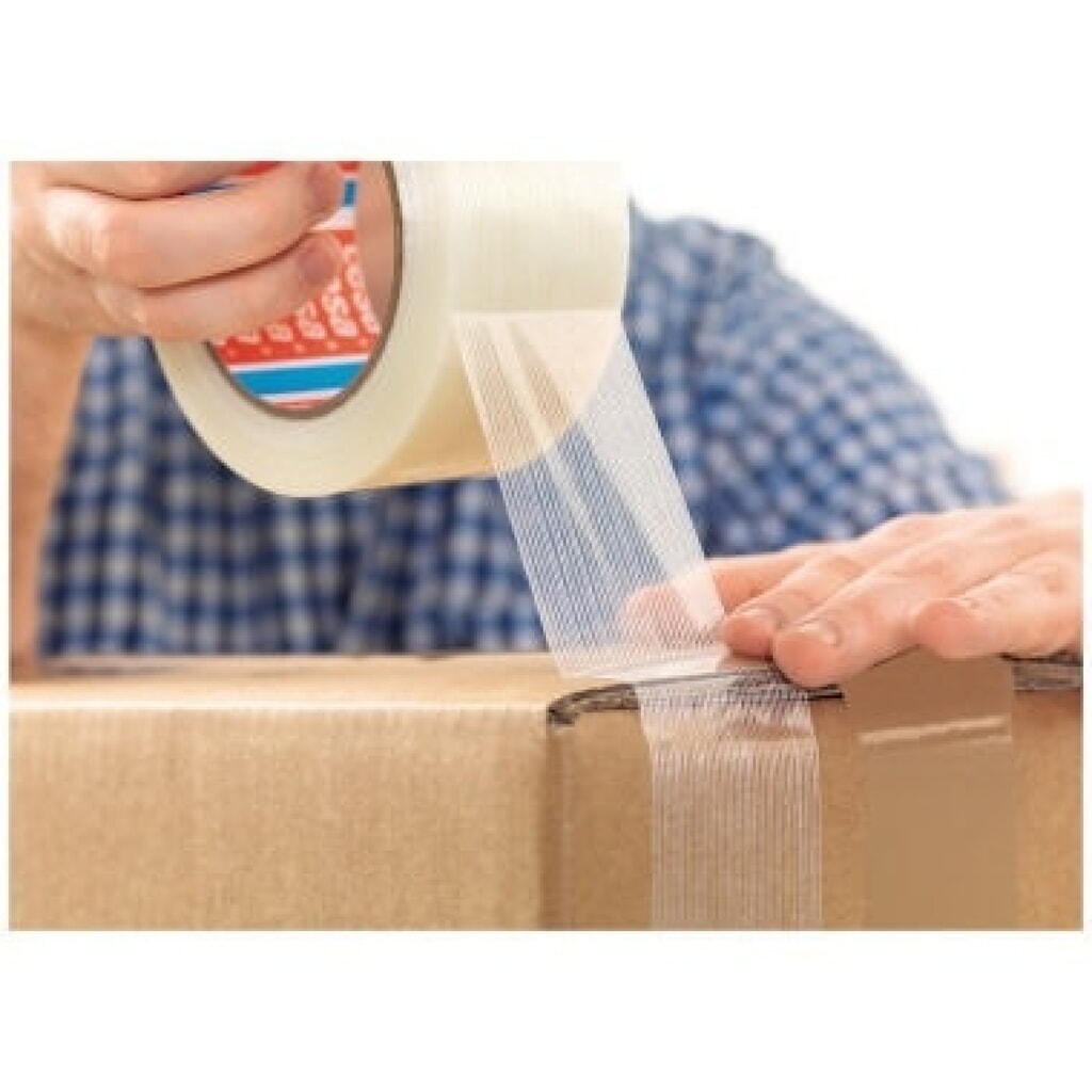 tesa® Packband Monofilament 45902 25mmx50m transparent Produktabbildung Nr. 2: tesa® Packband Monofilament 45902 25mmx50m transparent