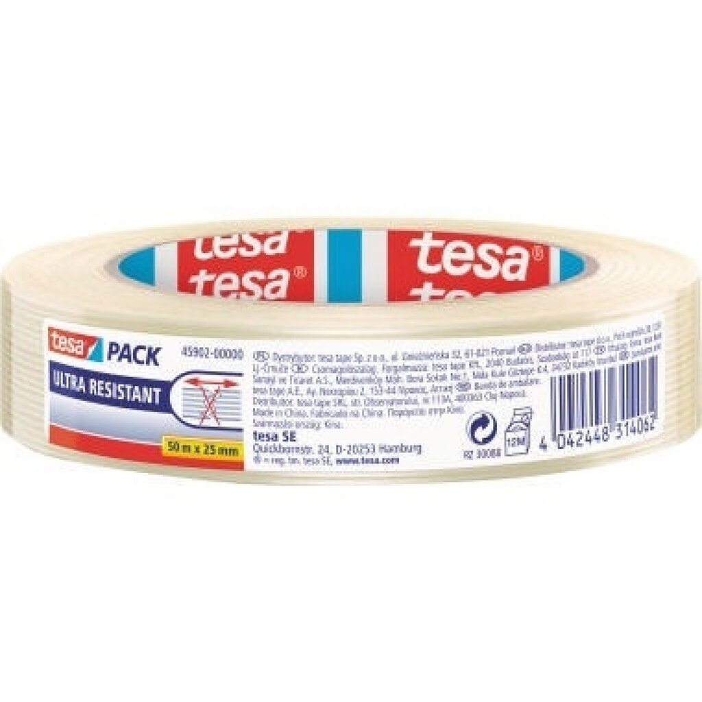 tesa® Packband Monofilament 45902 25mmx50m transparent Produktabbildung: tesa® Packband Monofilament 45902 25mmx50m transparent