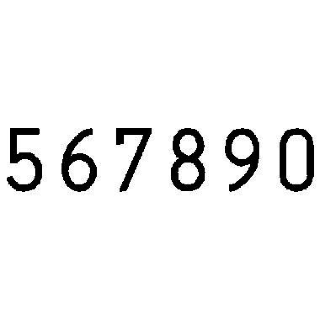 REINER Paginierstempel Numeroteur B6 200300-011 6Räder vercromt/sw Produktabbildung Nr. 2: REINER Paginierstempel Numeroteur B6 200300-011 6Räder vercromt/sw