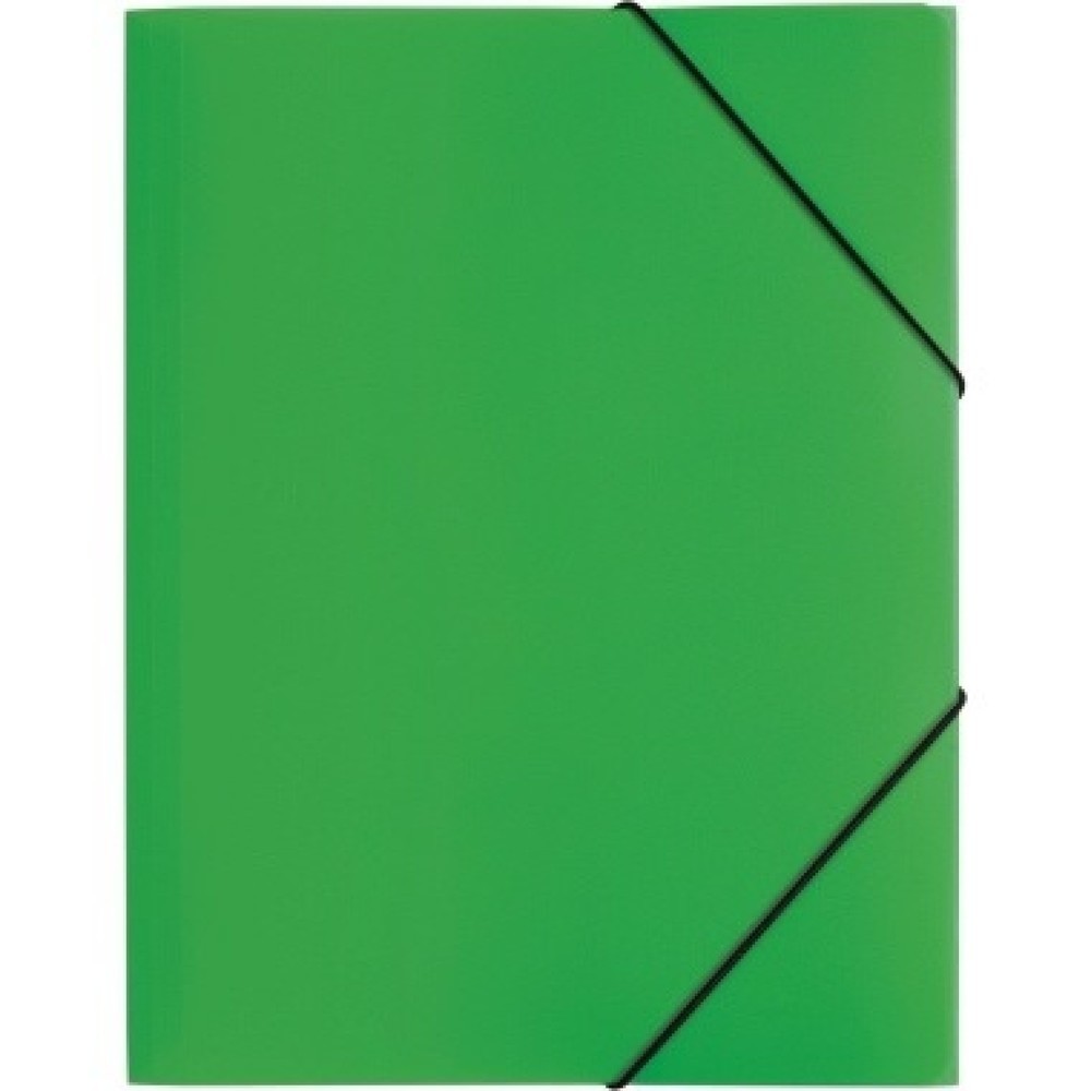 PAGNA Gummizugmappe 21613-05 DIN A4 PP 3Klappen grün Produktabbildung: PAGNA Gummizugmappe 21613-05 DIN A4 PP 3Klappen grün