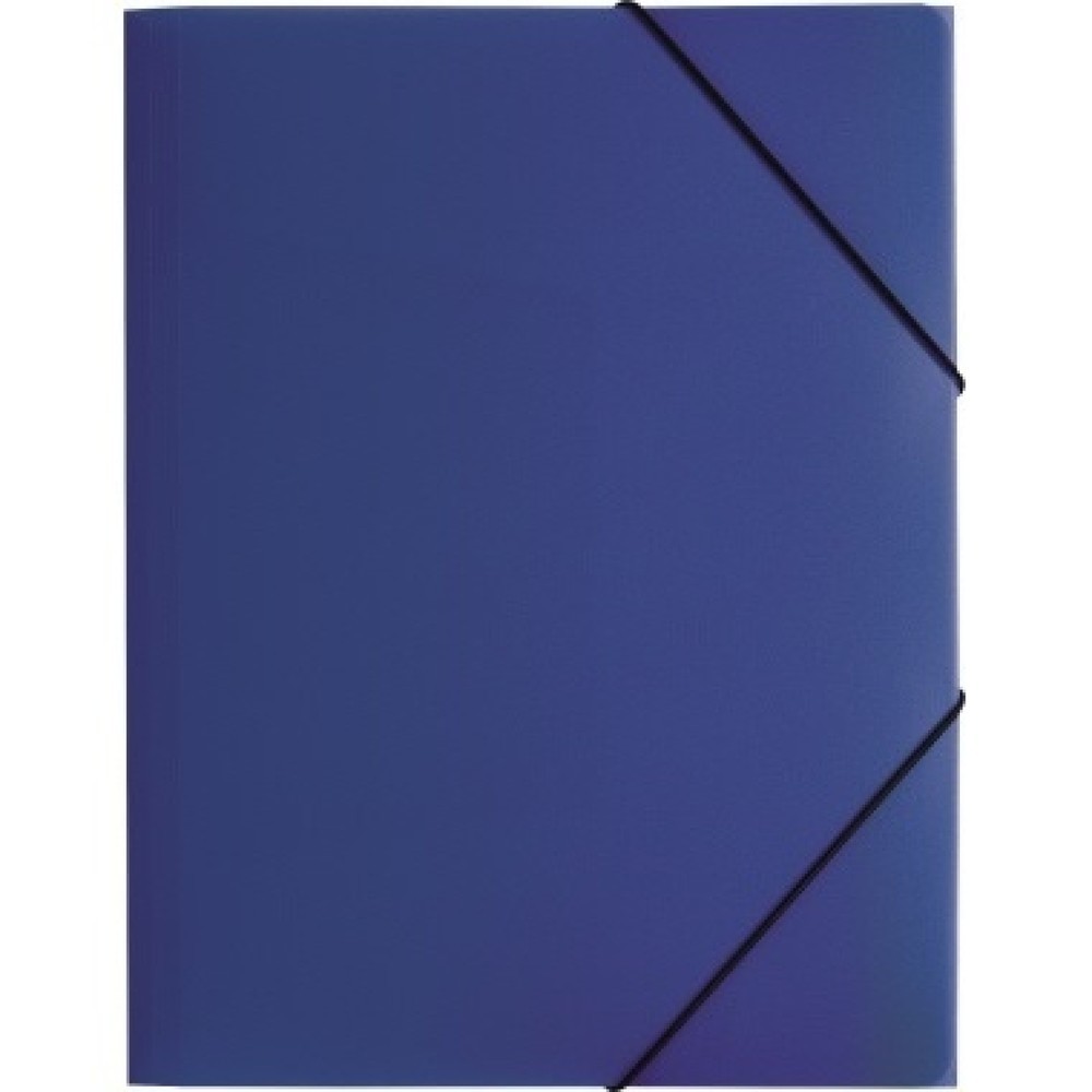 PAGNA Gummizugmappe 21613-07 DIN A4 PP 3Klappen blau Produktabbildung: PAGNA Gummizugmappe 21613-07 DIN A4 PP 3Klappen blau
