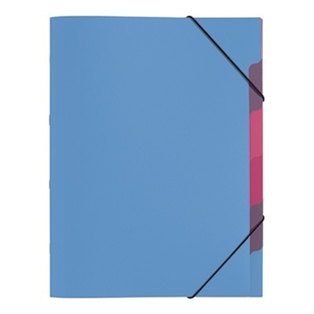Produktabbildung: PAGNA Ordnungsmappe Funky School 41803-13 A4 5Fächer PP hellblau