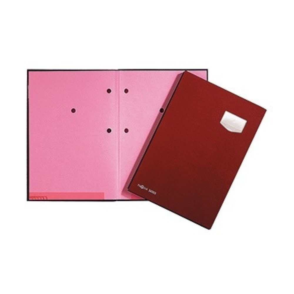 Produktabbildung Nr. 1: PAGNA Unterschriftenmappe de Luxe 24102-01 DIN A4 10Fächer Pappe rt