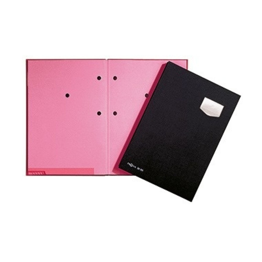 Produktabbildung: PAGNA Unterschriftenmappe de Luxe 24102-04 DIN A4 10Fächer Pappe sw