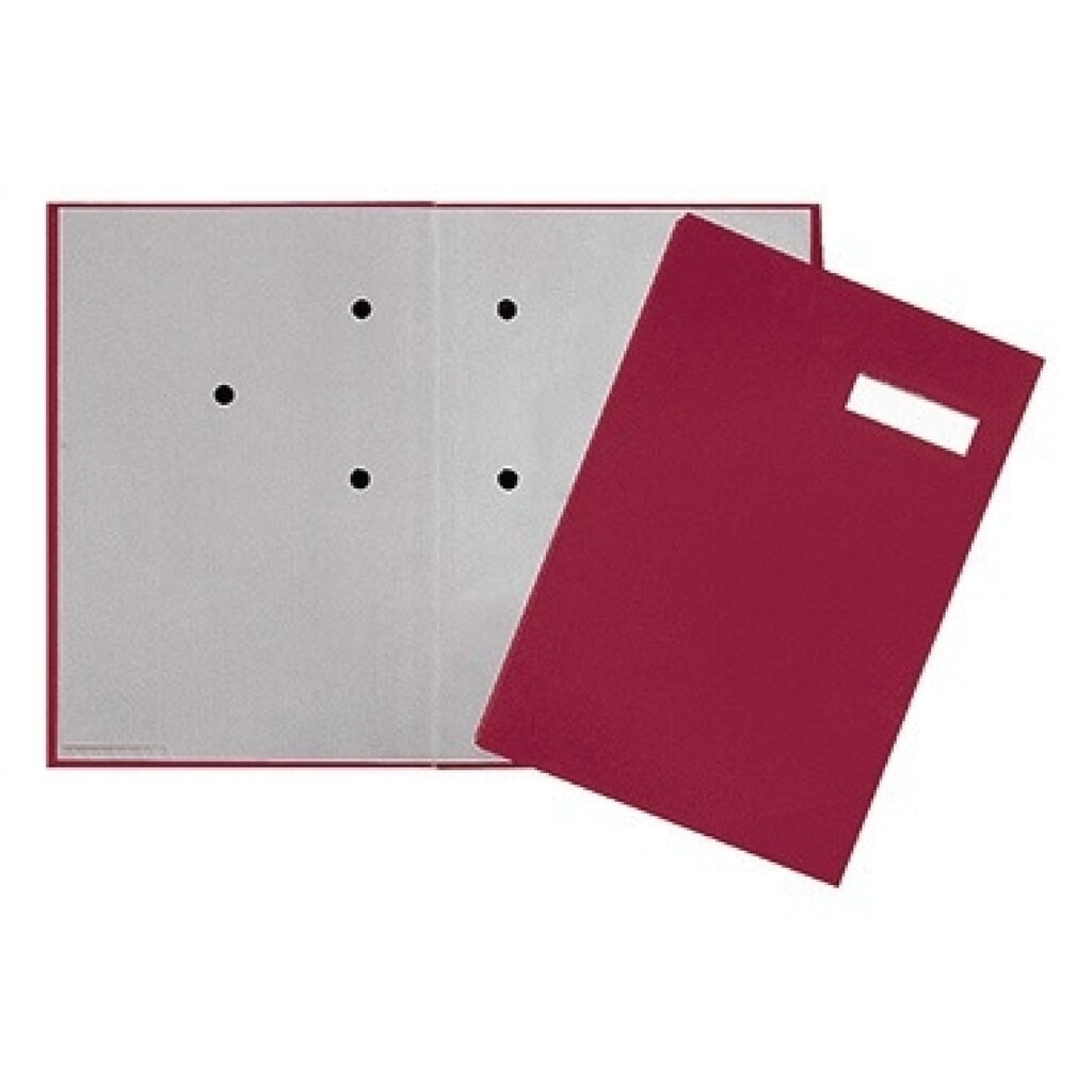 Produktabbildung: PAGNA Unterschriftsmappe 24192-11 Eco-Einband Löschkarton 20tlg. rt
