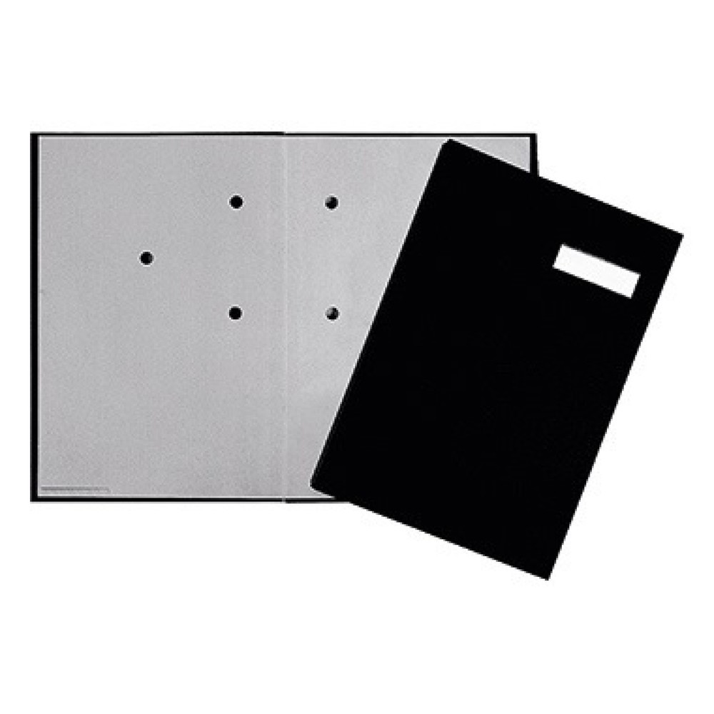 Produktabbildung: PAGNA Unterschriftsmappe 24192-44 Eco-Einband Löschkarton 20tlg. sw