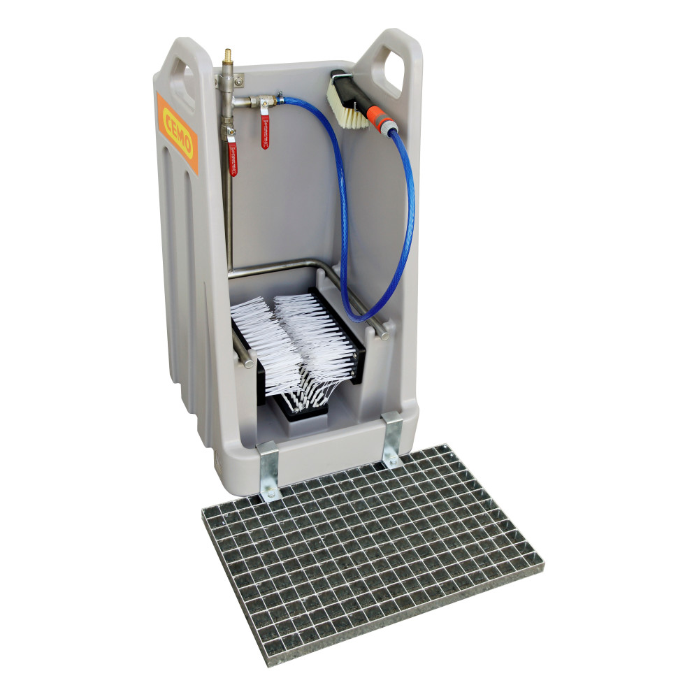 N° de l'image du produit 3 : Paillasse caillebotis pour nettoyeur de bottes CEMO, HxlxP 145 x 600 x 430 mm