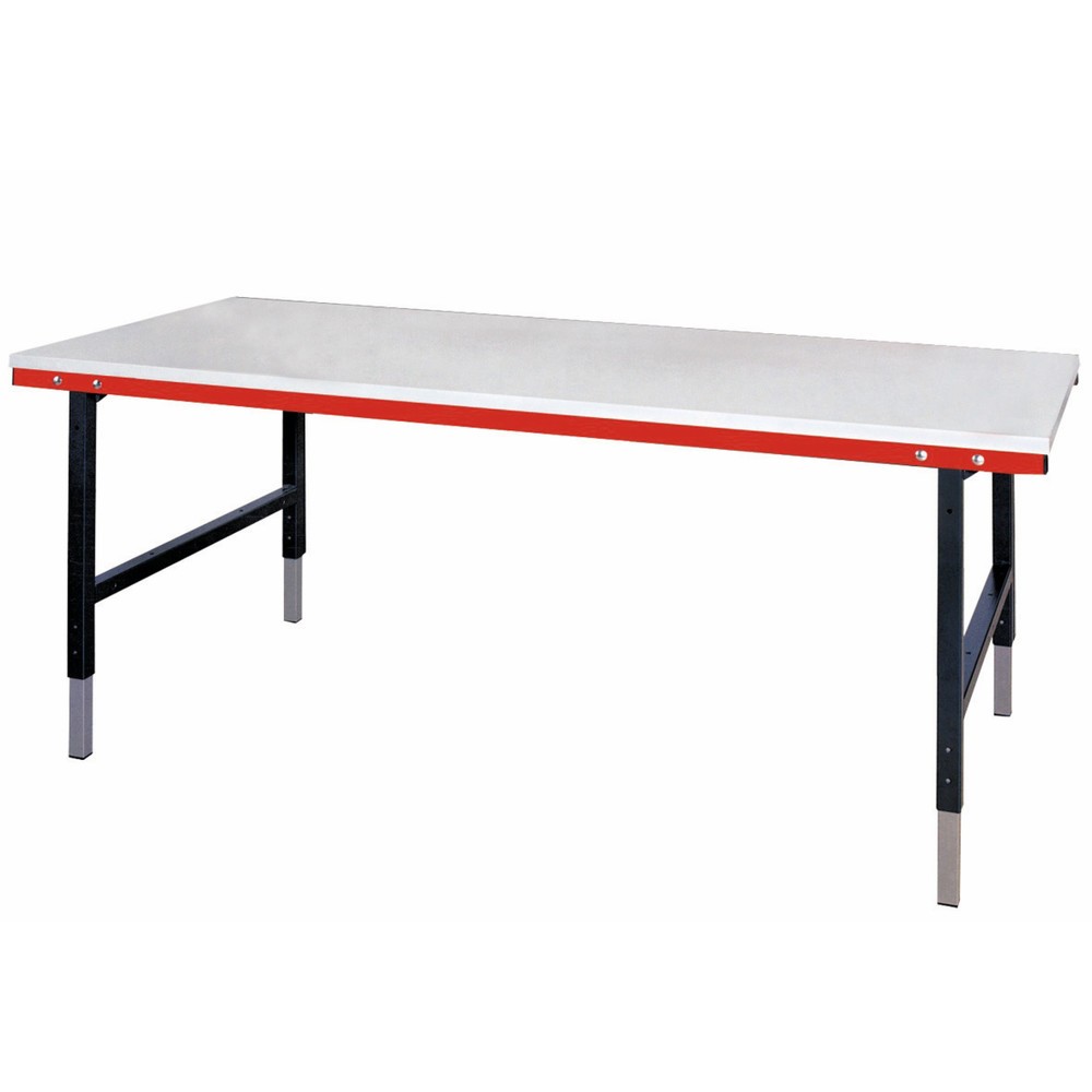 Productafbeelding nr. 7: Rocholz handmatig in hoogte verstelbare paktafel, draagvermogen 200 kg, hxbxd 690-960 x 2.000 x 920 mm