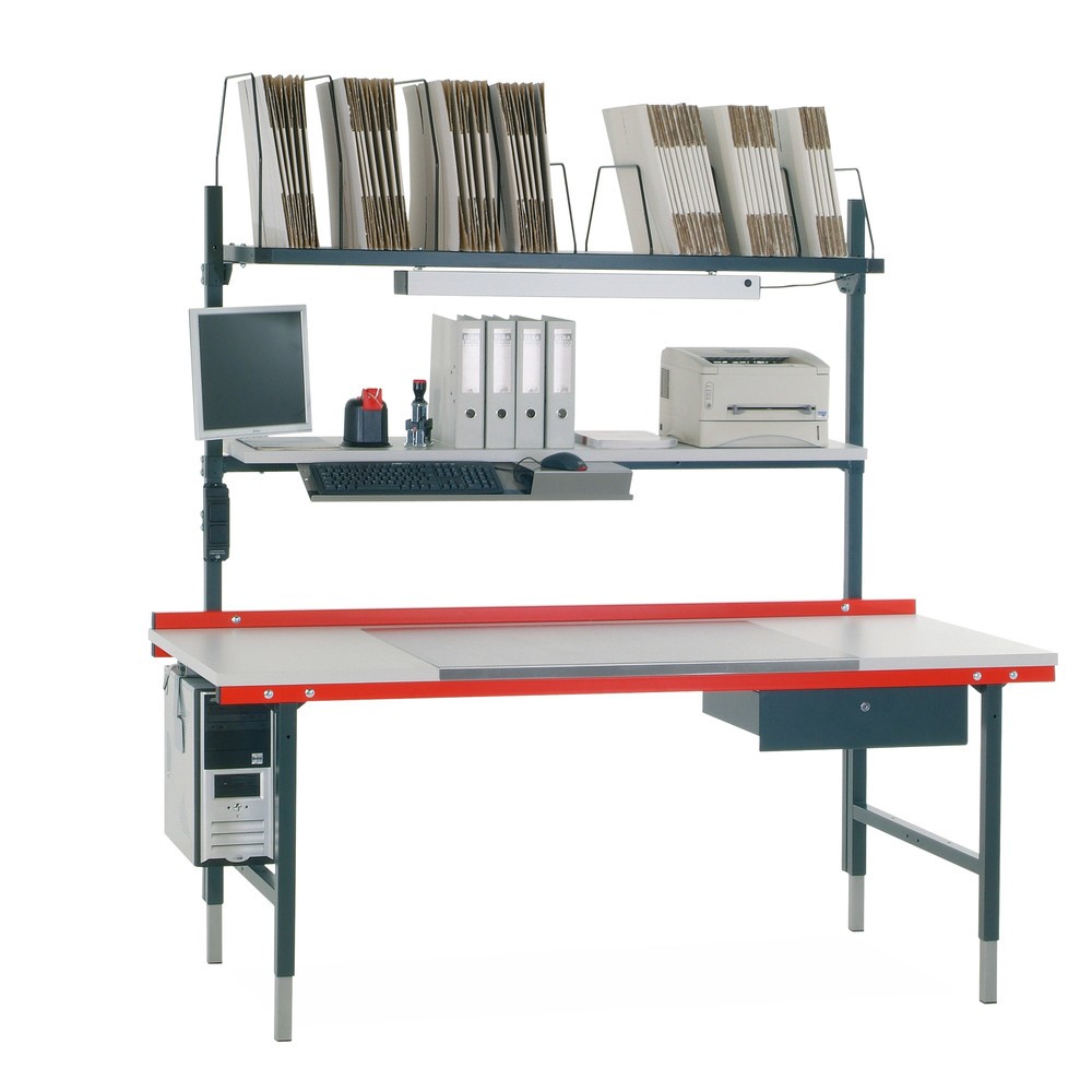 Productafbeelding nr. 4: Rocholz handmatig in hoogte verstelbare paktafel, draagvermogen 200 kg, hxbxd 690-960 x 2.000 x 920 mm