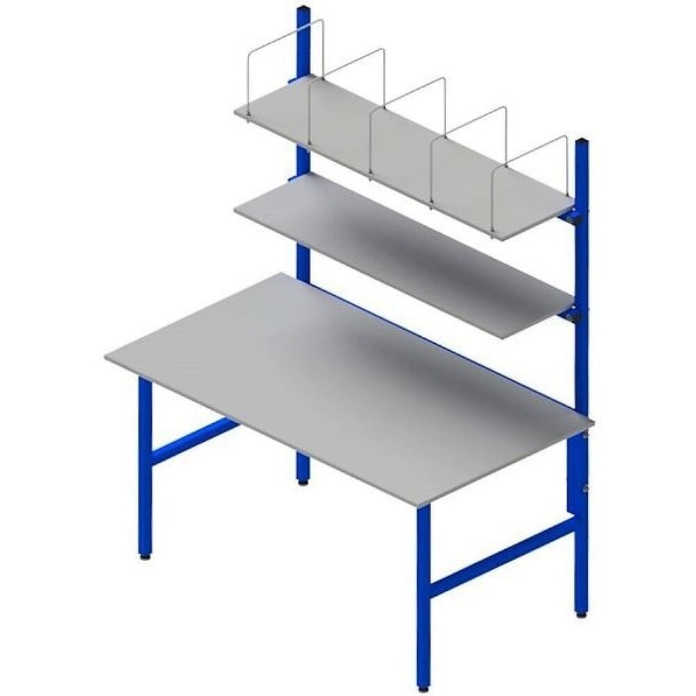 Productafbeelding nr. 4: DAHMEN paktafel Basic, enkelzijdig, complete set, hxbxd 850 x 1600 x 900 mm