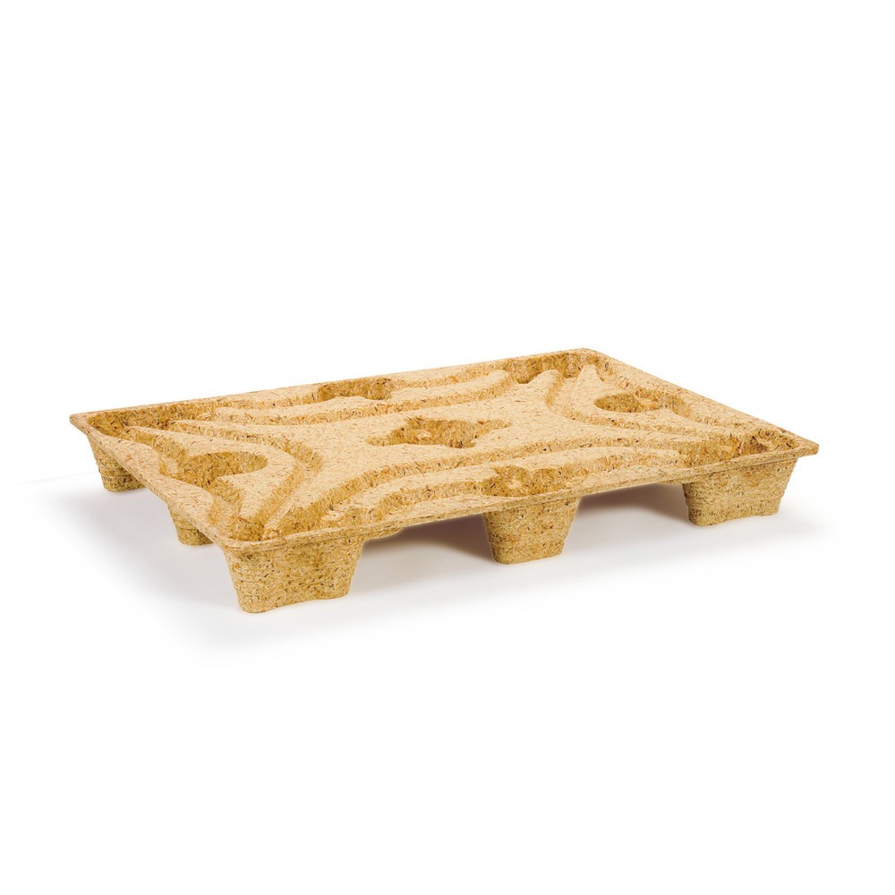 Číslo obrázka výrobku 1: Stlačená drevená paleta, formát Euro, dxš 800 x 1200 mm, dyn. tk 900 kg, 9 stôp