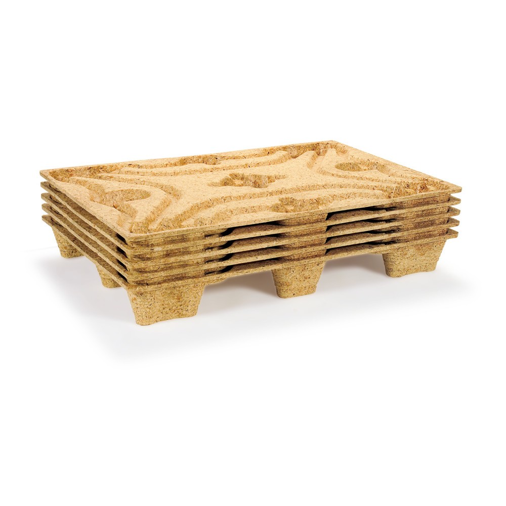 Číslo obrázku produktu 4: paleta a stlačeného dřeva, formát Euro, DxŠ 600 x 800 mm, dyn. tk 500 kg, 6 stop