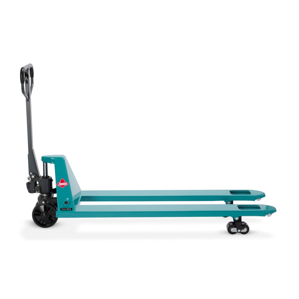 Číslo obrázku produktu 10: Ruční paletový vozík Ameise® PTM 2.0, nosnost 2000 kg, délka vidlí 1500 mm, polyuretan, tandemová kolečka