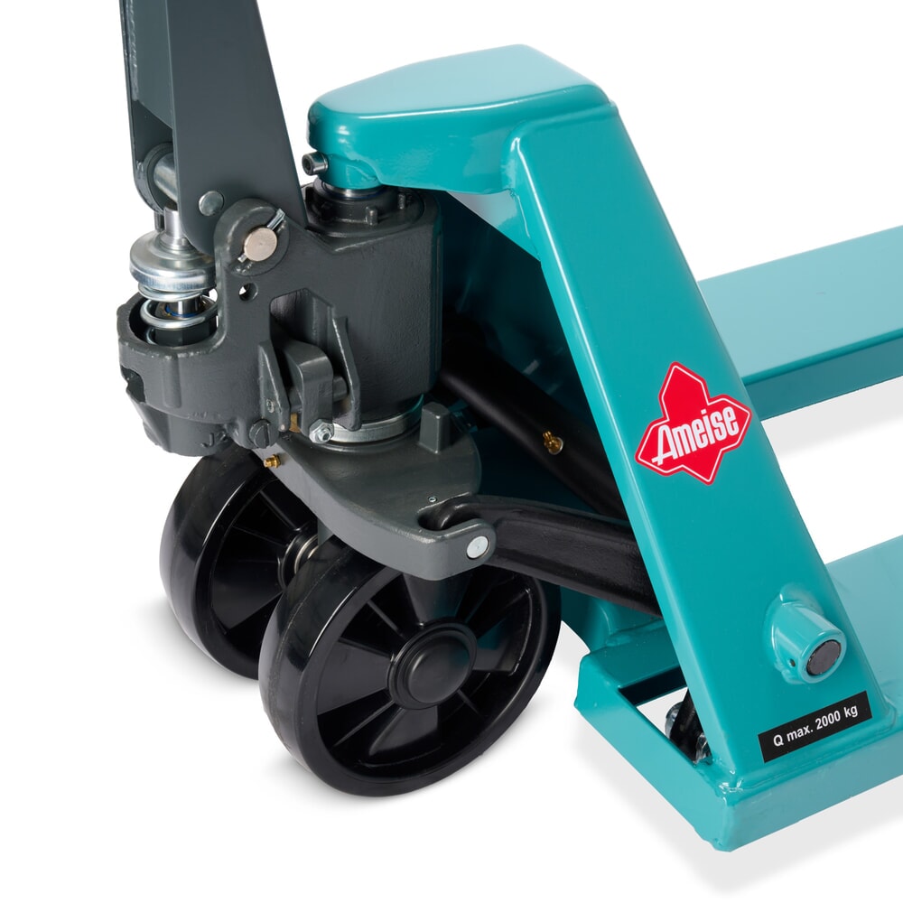 Číslo obrázku produktu 13: Ruční paletový vozík Ameise® PTM 2.0, nosnost 2000 kg, délka vidlí 1500 mm, polyuretan, tandemová kolečka