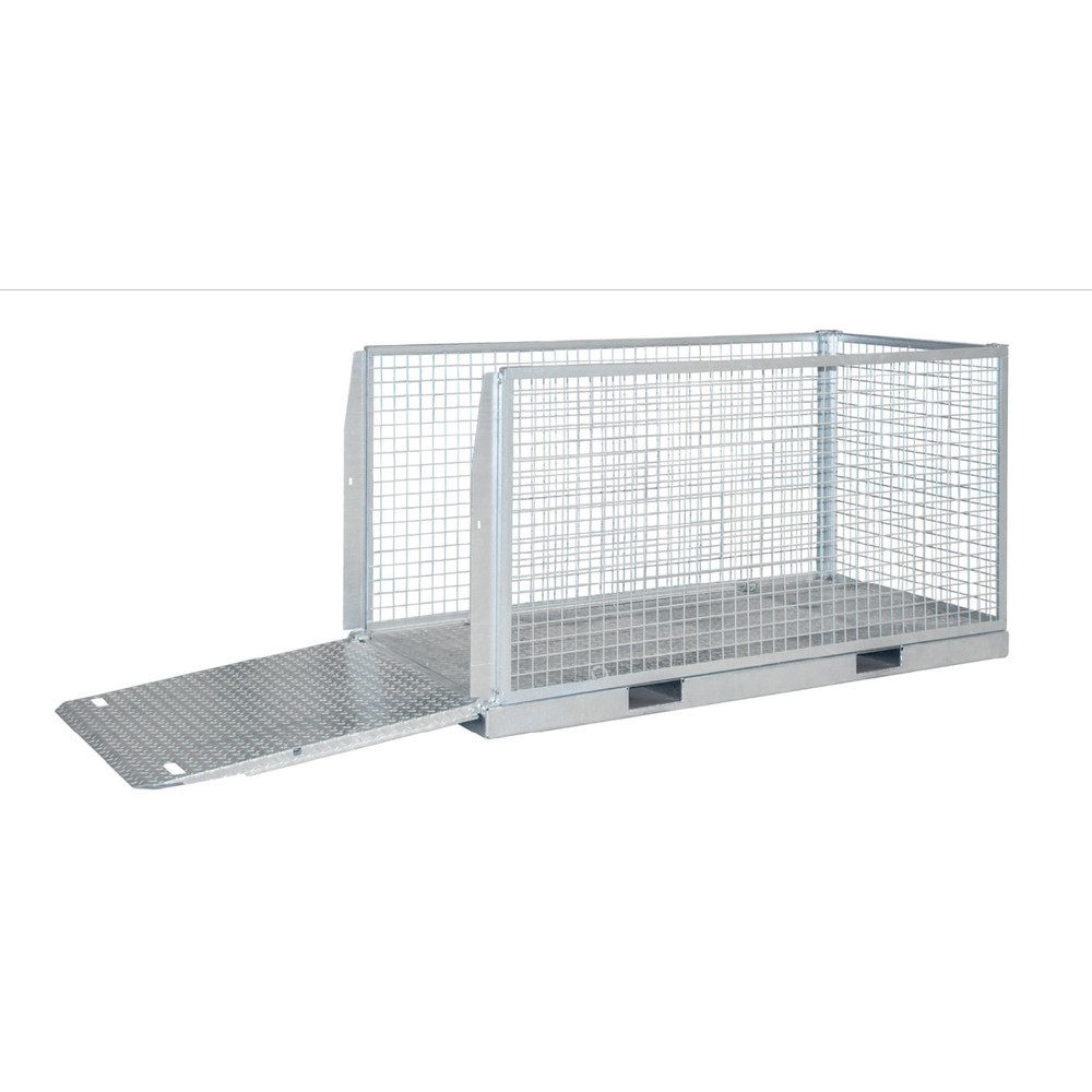 N° de l'image du produit 2 : Palette de transport de matériel Bauer® MTP 2000, galvanisée à chaud