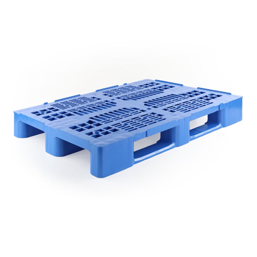 Illustration du produit: Palette en plastique, 1 200x800x145 mm, bleue