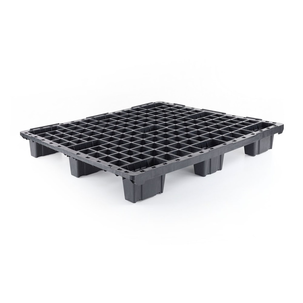 Illustration du produit: Palette légère en plastique, 1 200x1 000x153 mm