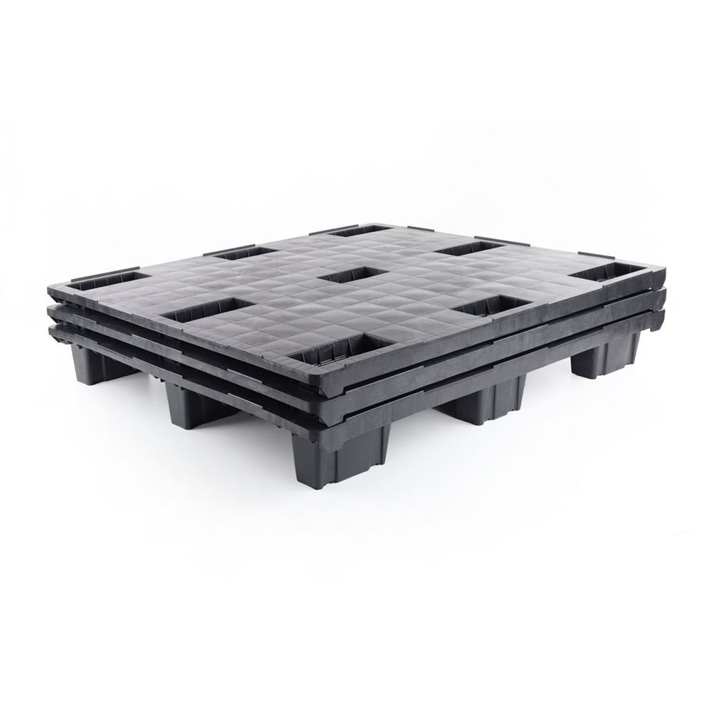 N° de l'image du produit 3 : Palette légère en plastique, 1 200x1 000x153 mm
