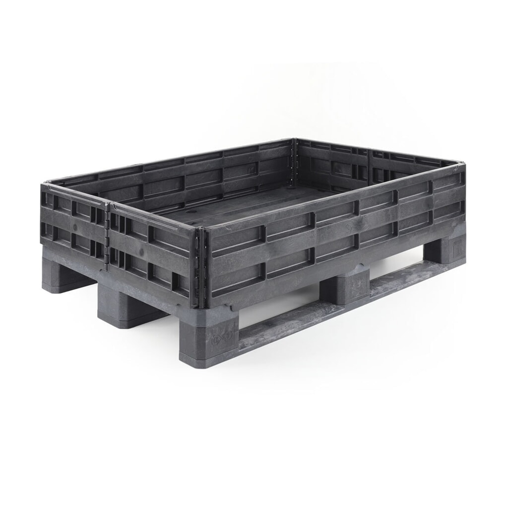 Produktabbildung: Palettenaufsatzrahmen aus Kunststoff, 1200x800x200 mm