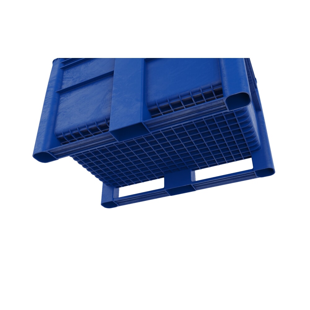 Palettenbox, 500 Liter, blau Produktabbildung Nr. 3: Palettenbox, 500 Liter, blau