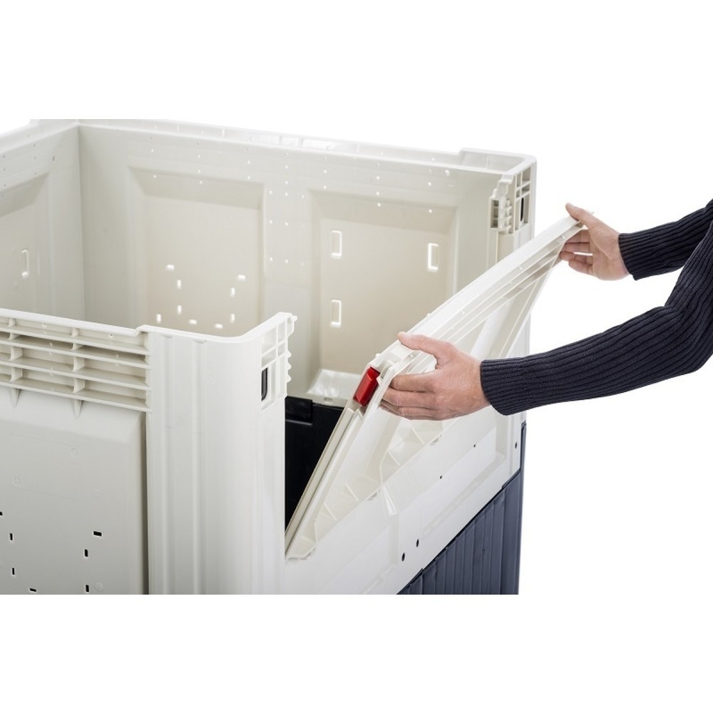 Produktabbildung Nr. 2: Palettenbox, klappbar, geschlossen, 1200x1000x973 mm, mit 4 Füßen
