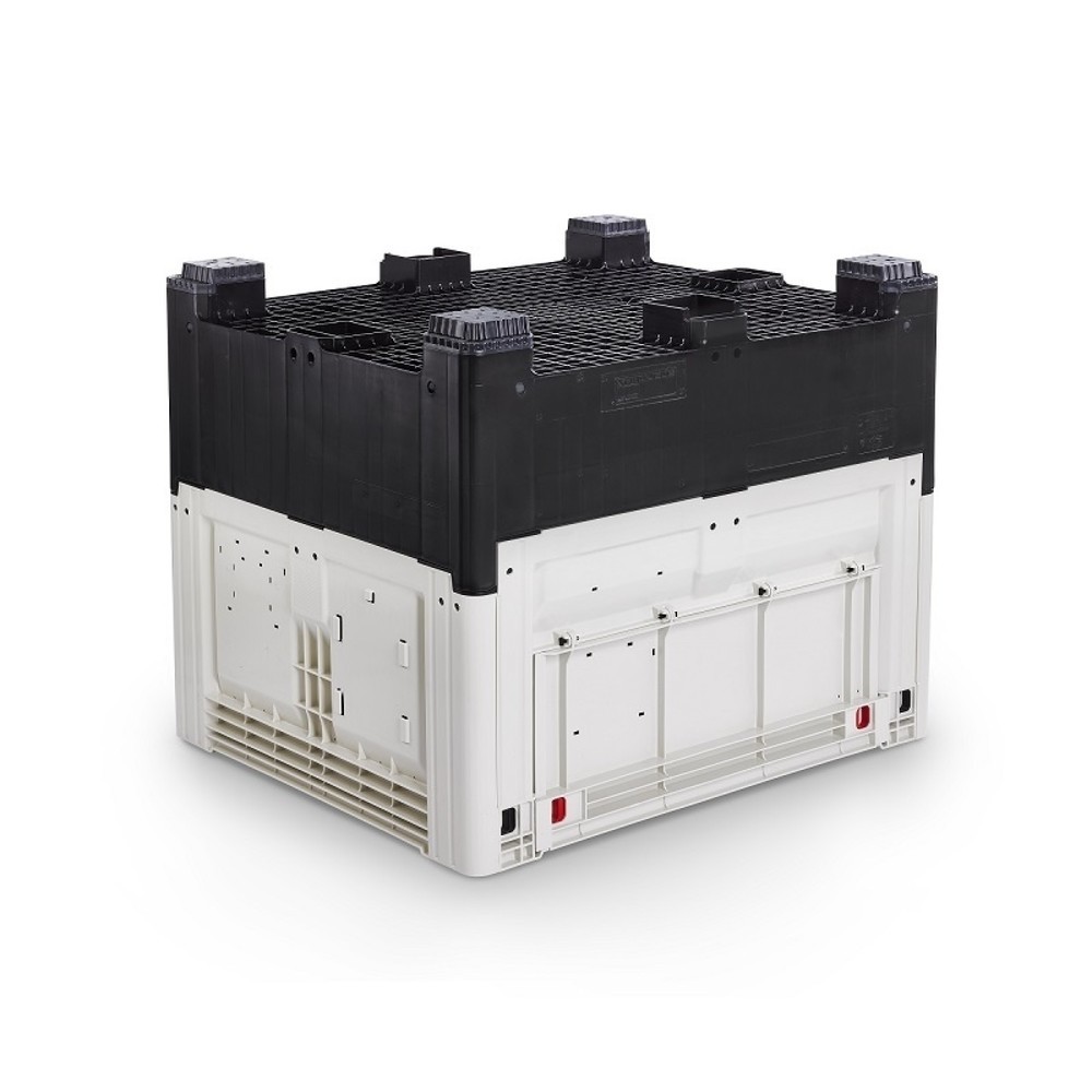Produktabbildung Nr. 3: Palettenbox, klappbar, geschlossen, 1200x800x800 mm, mit 4 Füßen