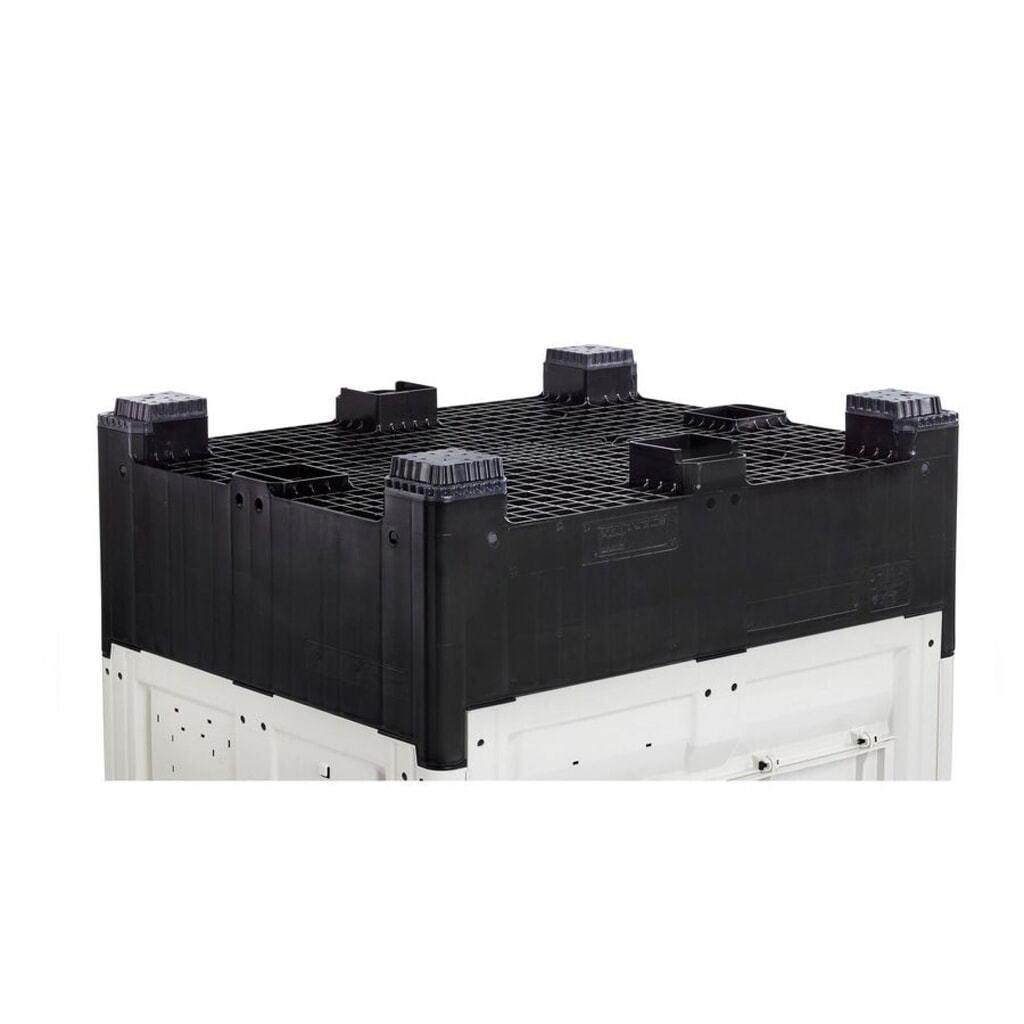 Produktabbildung Nr. 4: Palettenbox, klappbar, geschlossen, 1200x800x973 mm, mit 4 Füßen