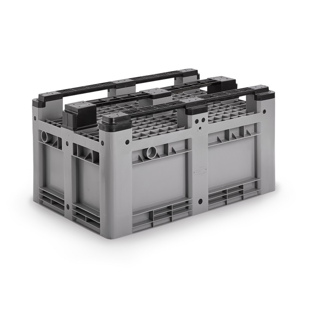 Produktabbildung Nr. 2: Palettenbox M, 1200x800x600 mm, geschlossen, mit 3 Kufen
