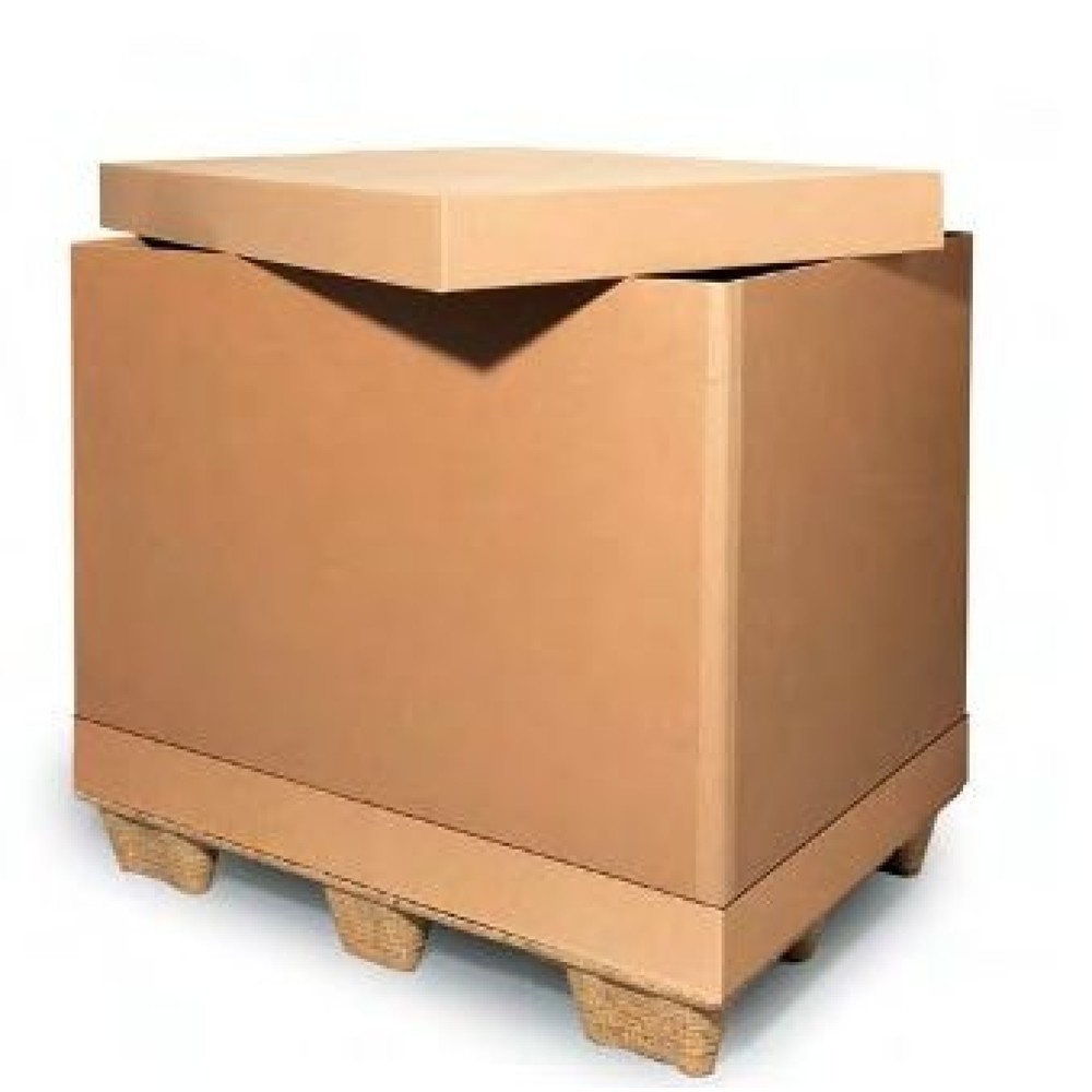 Produktabbildung: Palettenring,  1205 x 805 x 1200 mm ( L x B x H )  -   Qual. 2.40  braun