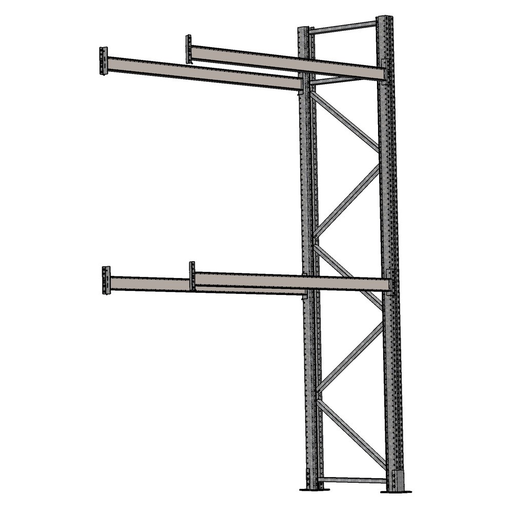 Product afbeelding: Pallet aanbouwrek SCHULTE met 1 veld 1.825 mm - 4.500x1.100 mm (hxd), 4 stijlen (2.000 kg) voor buiten