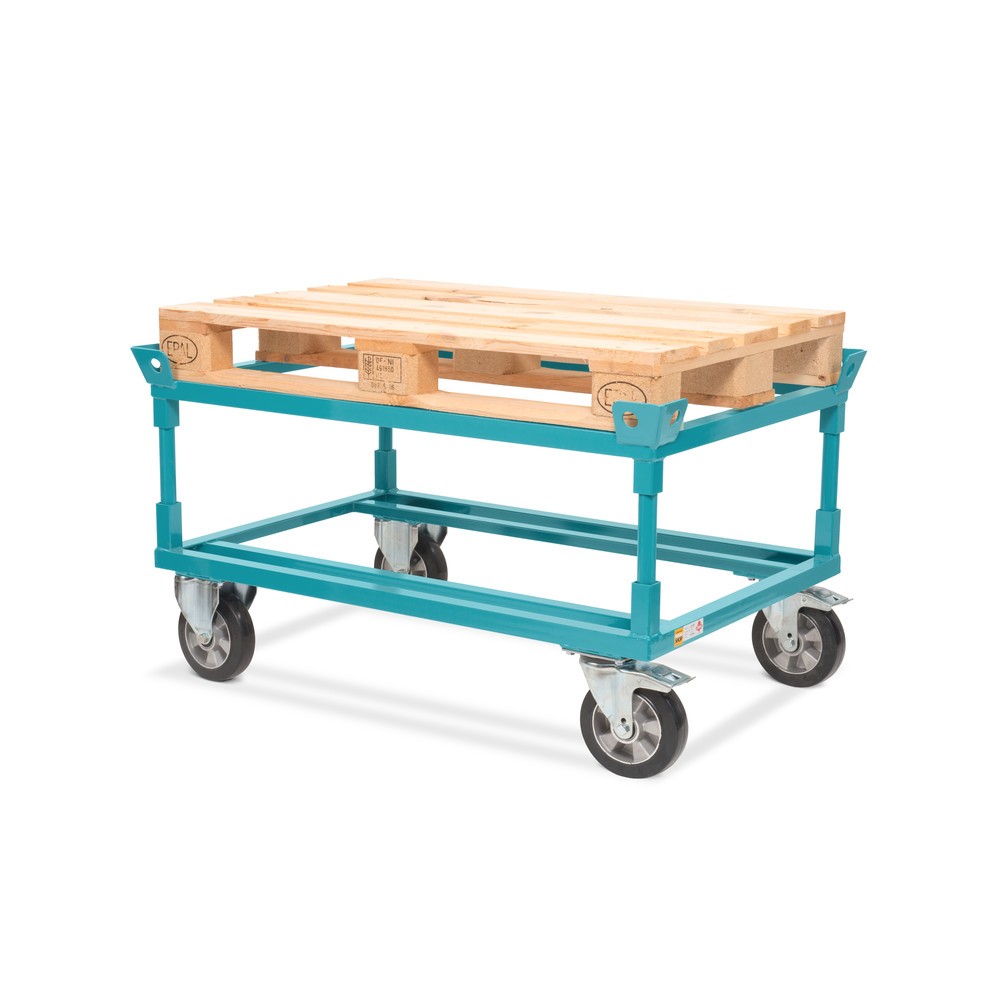 Productafbeelding nr. 4: Palletonderwagen Ameise®, met vanghoeken, laadhoogte 650 mm, elastische volrubber banden