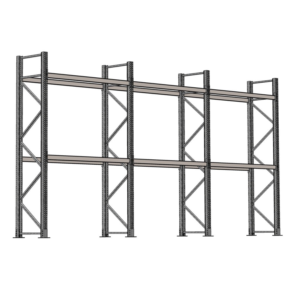 Product afbeelding: Palletrek SCHULTE met 3 velden van 1.825 mm - 4.500x1.100 mm (hxd), 12 stijlen (2.000 kg) voor buiten