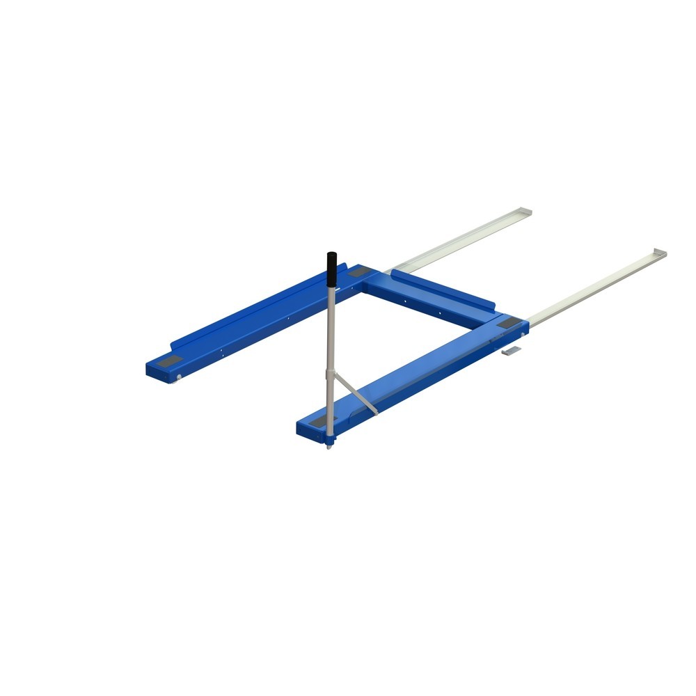 Product afbeelding: Palletuittrekvoorziening, vloermodel, draagvermogen 800 kg, uittrekdiepte 85%, met 700 mm standaard handgreep