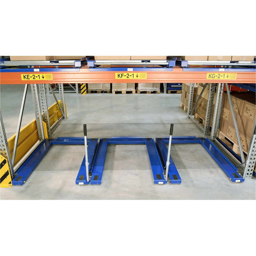 Productafbeelding nr. 3: Palletuittrekvoorziening, vloermodel, draagvermogen 800 kg, uittrekdiepte 85%, met 700 mm standaard handgreep