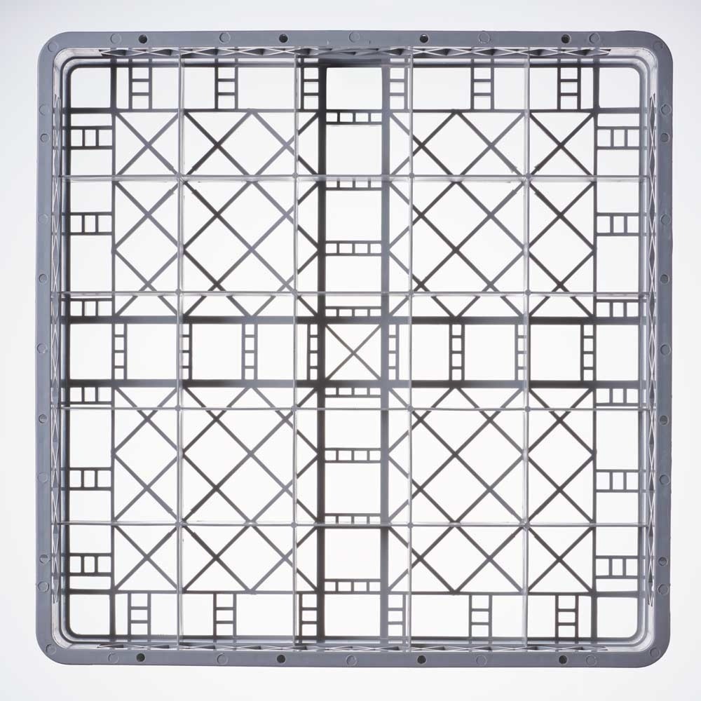 N° de l'image du produit 4 : Panier de lavage Stalgast pour verres et tasses 25 compartiments 500 x 500 mm