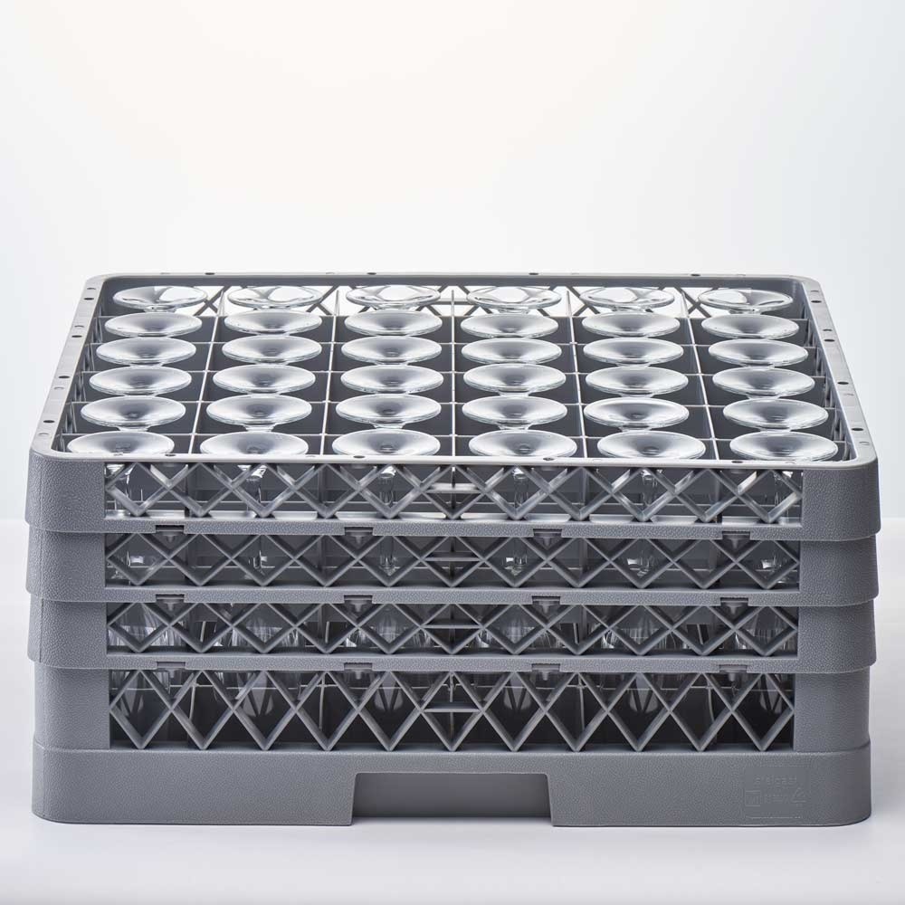 N° de l'image du produit 4 : Panier de lavage Stalgast pour verres et tasses 36 compartiments 500 x 500 mm