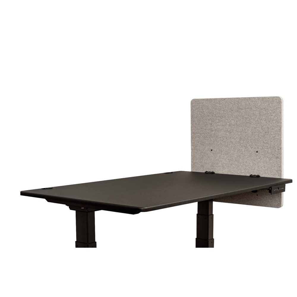 Illustration du produit: Panneau acoustique RECLAIM pour bureau, paroi latérale, largeur 600 mm, gris clair