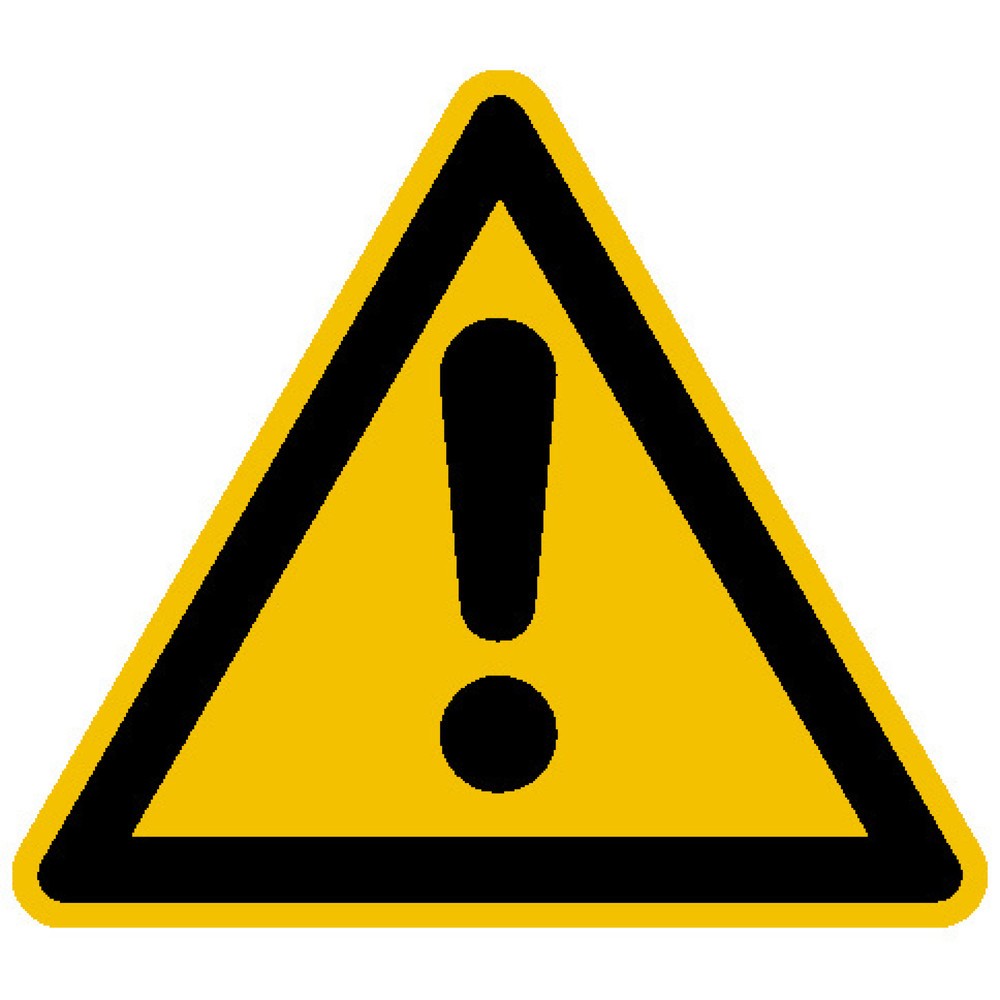 Illustration du produit: SafetyMarking® Panneau d’avertissement - « ! », longueur de côté 100 mm, film
